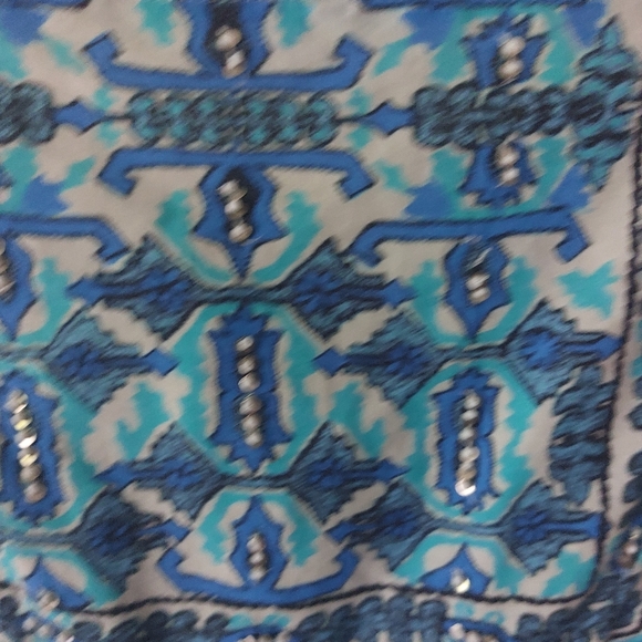 Joie maxi dress. Floral print. White + blue. Size 6 NWT Euro Summer Vibes - Picture 6 of 8